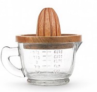 Natuurlijke houten citruspers, fruitschaal, tafelmodel citruspers, handmatige fruitpers, extractor, gereedschap, groothandel