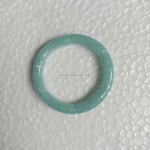 Pulsera de Diseño Moderno con Cuentas de Plata y Diamantes y Tubo Curvo de Resina, Ideal para Regalo de Boda o Religioso - Product Image 5