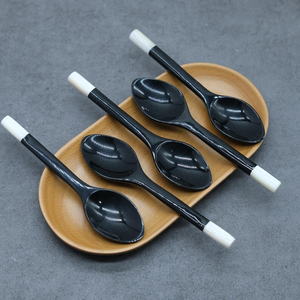 Blue Lotus <b>Small</b> Classic Eco-Friendly <b>Mirror</b> Polish Buffalo Horn Spoon for Kitchenware Serving Food & Party Decor - Product Image 3