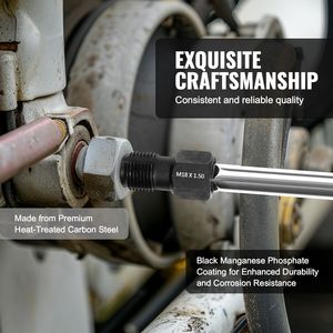 Set di 7 Utensili per Riparazione Filettature Metriche Auto M10 M12 M14 M18 M20 M22 con Custodia Termica - Product Image 1