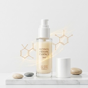Essence faciale raffermissante anti-âge au rétinol pour les ridules et la texture de la peau OEM ODM 50ml Flacon en verre MOQ 200 pièces - Product Image 2