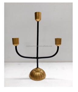 Bougeoir en métal fait à la main de haute qualité décoration de mariage à la maison support de bougie style supérieur bougeoir prix bon marché - Product Image 4