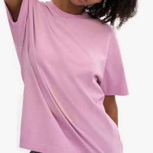 Último Diseño, MOQ Bajo, Camisetas Holgadas de Verano para Mujer, Venta al Por Mayor, Personalizadas, 100% Algodón, Estilo Urbano, Envío Rápido - Product Image 6