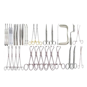 Juego de Instrumentos Quirúrgicos Profesionales Autoclavables de Acero Inoxidable, Kit de Equipo Médico para Procedimientos Quirúrgicos - Product Image 1