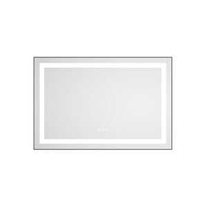Specchio LED da Bagno 36 X 24 Pollici con Illuminazione Frontale e Posteriore, Montaggio a Parete, Cornice in Alluminio, Antiappannamento, Memoria, Disponibile in 3 Misure - Product Image 2