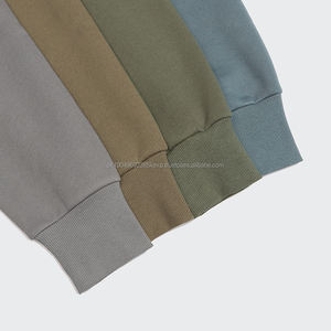 Sweat à capuche ample en velours lourd, col montant, style couple, pull oversize en polaire, sweat à capuche pour homme - Product Image 6