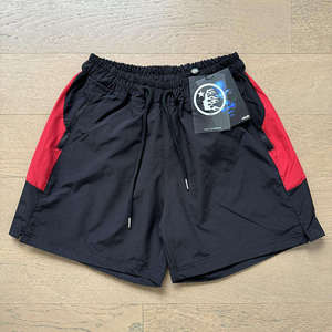 Pantalones Cortos de Mezclilla Negros para Hombre TITAN TREAD WEAR, con Estampado Gráfico Azul, Cintura Media, Transpirables, de Poliéster, para Invierno - Product Image 4