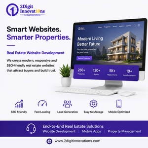 Desarrollo Profesional de Sitios Web Inmobiliarios // Servicios de Aplicaciones de Gestión de Propiedades para MAC/Linux 2digitinnovations (Modelo - Product Image 2