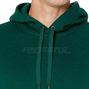 Dark Green <b>Hoodie</b> Soft Fabric Regular Fit Pullover with Front Pocket Autumn Winter Casual Wear Bulk Mens Sweatshirt - Product Image 6