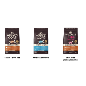 Nourriture sèche pour chiens Wellness, santé digestive, riz brun, avantage d'âge, 4 lb - Product Image 1