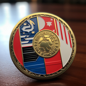 Monedas Conmemorativas Personalizadas con Temática de Fútbol, de Aleación Resistente al Óxido, para Árbitros y Jueces de Competición, para Partidos y Entrenamientos - Product Image 1