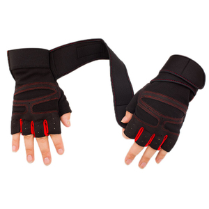Guantes de Gimnasio para Levantamiento de Pesas, Guantes Deportivos Transpirables Antideslizantes de Medio Dedo para Entrenamiento Físico - Product Image 6