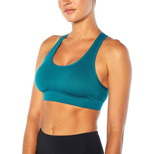 ชุดกีฬาผู้ใหญ่ 2 ชิ้น แห้งเร็ว สำหรับวิ่ง ออกกำลังกาย ฟิตเนส โยคะ ชุดบราพร้อมกางเกงขาสั้น มีกระเป๋า - Product Image 6