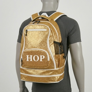 Wholesale Glitter Cheerleading <b>Backpack</b> Custom Cheer Bag for Girls Dance Sports Gym Glitter <b>Backpack</b> Personalized Name and Logo - Product Image 1