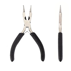 Pince de précision professionnelle en acier inoxydable pour coupe-fil de nez et pliage côté bijoux à bricoler soi-même faisant des outils et équipement - Product Image 1