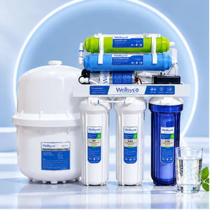 Système de filtration d'eau par osmose inverse Wellsys RO-100W à 7 étapes, 100 GPD, purificateur d'eau RO sous évier avec réservoir de stockage de 4,5 G - Product Image 3