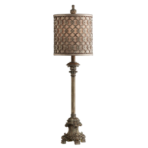 Lampe de table en laiton massif avec abat-jour en métal perforé noir, style vintage, lumière décorative d'appoint pour la maison et l'hôtellerie - Product Image 2