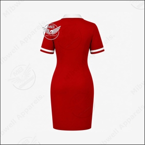 Vestido Largo Personalizado de Diseño Nuevo para Mujer, Estilo Sorority HBCU, Primavera-Verano, Ecológico, Cintura Natural, Bambú/Algodón, Antiarrugas - Product Image 2
