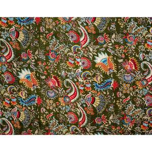 Colcha Kantha hecha a mano 100% algodón, hermosa con estampado floral indio y paisley, para decoración del hogar y uso doméstico. - Product Image 2