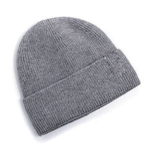 Gorro de Felpa Gris Unisex para Adultos, Color Sólido, Piel Sintética, Gorro Cálido de Invierno, Suave y Cómodo - Product Image 5