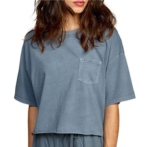 เสื้อยืดครอปผู้หญิงลดราคาสุดฮอต แฟชั่นฤดูร้อนใหม่ทันสมัย คอปกเรียบ สตรีทแวร์ พิมพ์ลาย เสื้อยืดขายส่ง แขนสั้น สำหรับฤดูใบไม้ผลิ - Product Image 3