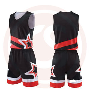 Ensemble d'uniformes de basketball légers Crystal Sports – Maillot sans manches et short personnalisables pour entraînement et matchs d'équipe - Product Image 1