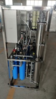 Appareil de purification d'eau par osmose inverse compact 220V, plus petit système de dessalement, traitement d'eau potable sans sel, moteur PLC