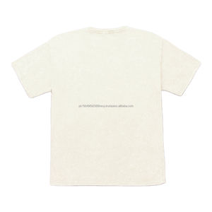 Camiseta Extra Grande para Hombre, Lavada al Ácido, 100% Algodón, Impresión Larga, con Diseño y Talla Personalizados, de Fabricante - Product Image 6