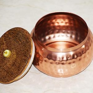 Handmade Brass Container Affordable Price Storage <b>Jar</b> for Kitchen Spices Sugar Tea and Daily Use By M/S SHAAD HANDICRAFTS - Product Image 4