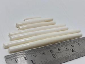 Cuentas de Hueso Natural Lisas, Color Marfil Blanco, Ovaladas, para Joyería Tribal, Paquete a Granel, Suministros para Hacer Collares, Marca Conifer - Product Image 5