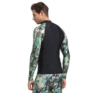 Professional <b>Men</b> Rash Guard <b>Compression</b> <b>Shirt</b> Long Sleeve High Neck Gym Fitness Training Wear Sublimation Printed Breathable - Product Image 2
