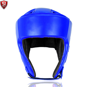 Protector de Cabeza de Cuero Vacuno Personalizado OEM MMA de Secado Rápido Unisex para Entrenamiento de Kickboxing, Sparring, Karate, Taekwondo - Product Image 5