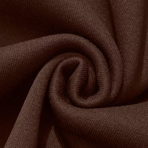Veste universitaire marron tendance avec manches blanches, logo lettre R, col rabattu, manches longues, pour l'automne – Prix de gros - Product Image 4