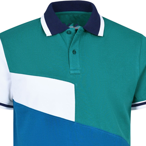 Camisa de Hombre 100% Algodón Transpirable con Logotipo Frontal, Manga Corta, Cuello con Botones, Corte Regular, Verde, Blanco, Azul, Estilo Casual - Product Image 5