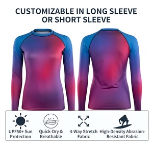 Wholesale Sublimation <b>Printed</b> Kids MMA Rash Guard For Boys And Girls Full Sleeves Compression <b>Surfing</b> Shirt Rashguard Shirts - Product Image 5