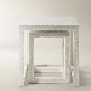Mesa Auxiliar de Alta Calidad con Incrustaciones de Nácar, Mesa de Centro de Nácar Hecha a Mano, Muebles Decorativos de Nácar, Proveedor Mayorista de Fábrica para Exportación - Product Image 4