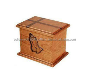 Urnes funéraires en bois pour cendres humaines, vente en gros, tailles personnalisées, fournitures funéraires - Product Image 1