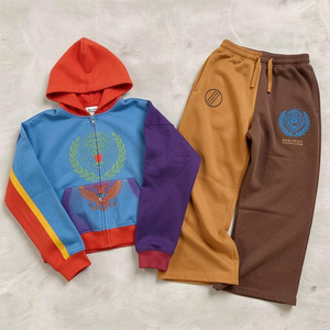 Conjunto Deportivo de Hombre con Sudadera de Felpa de Algodón, Ropa Deportiva Profesional para Entrenamiento, Diseño de Logotipo Personalizado, Suave y Cómodo - Product Image 1