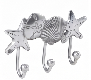 Premium Grey Metal Star <b>Hook</b> Modern Utility Design Perfect For Kitchen Bathroom Tool Storage Organizer And Space Saving Decor - Product Image 4