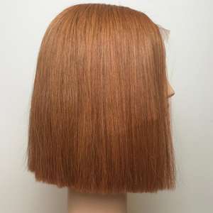 Hueso recto Penny marrón vietnamita Peluca de cabello humano - Product Image 3