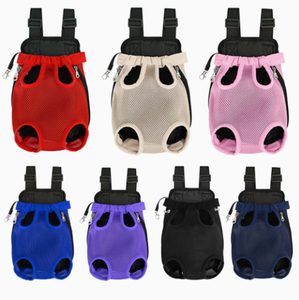 Mesh Pet Carrier <b>Backpack</b> Portable Breathable Small Dog <b>Cat</b> Travel Bag Outdoor Walking Crossbody - Product Image 1