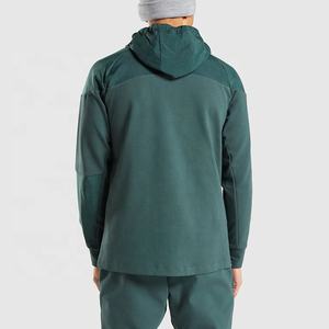 Razers Impex Veste d'extérieur en polyester noir personnalisée pour hommes, col montant de haute qualité, capuche, tricoté, hiver Streetwear - Product Image 4