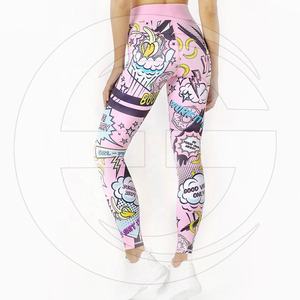 Ensemble de sport pour femmes avec logo personnalisé, imprimé numérique, ensemble de yoga grande taille, tenue de fitness unie taille mi-haute, ensemble 2 pièces pour la gym - Product Image 6