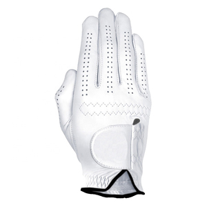Guantes de Golf de Cuero Cabretta de Indonesia con Parche de Goma para Mano Izquierda y Derecha, Súper Suaves, con Logotipo Personalizado, Venta Caliente del Fabricante - Product Image 2
