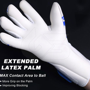 Gants de gardien de but en cuir imperméables personnalisés, fabriqués au Pakistan, couleur unie, unisexe - Product Image 3