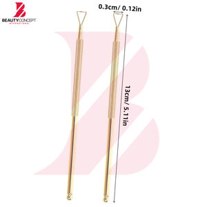 Juego de 4 Empujadores de Cutículas de Acero Inoxidable, Raspador de Uñas, Herramienta para Remover Gel, para Manicura y Pedicura, para Salones de Belleza y Uso Doméstico - Product Image 2