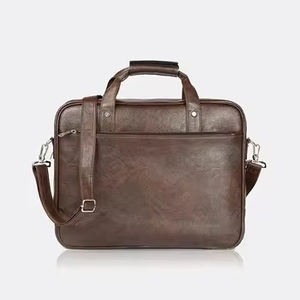 Sacoche d'ordinateur portable classique en cuir, sac à bandoulière, étui de protection pour le bureau, unisexe - Product Image 6