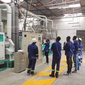 HONGDEFA Machine à moudre le maïs automatique haute précision 30T/24H - 380V Garantie 2 ans Ligne de production <span class=keywords><strong>complète</strong></span> à vendre - Product Image 2