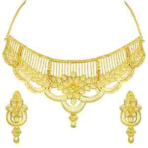 สร้อยคอแฟชั่นชุบทอง 14K 18K 24K แบบไมครอน ขายส่ง สไตล์ดูไบ ชุดเครื่องประดับตุรกี ดีไซน์แบบดั้งเดิม - Product Image 4