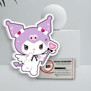 แผ่นต่อขนตาอะคริลิคแม่เหล็ก ลายคุโรมิสีม่วงน่ารัก รูปผีเสื้อและดอกไม้ เป็นมิตรกับสิ่งแวดล้อม รับผลิตแบรนด์ส่วนตัว ขายส่ง - Product Image 3